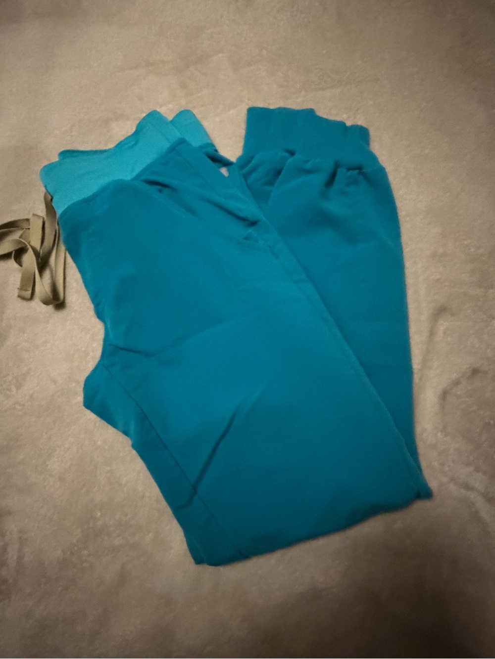Figs Teal Jogger scrubs XXS